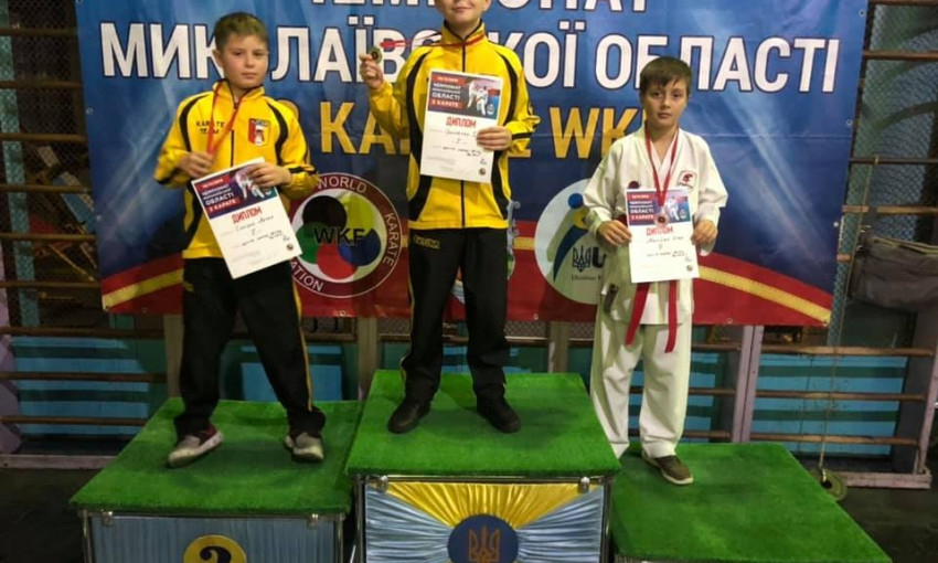 Николаевские каратисты завоевали 25 золотых, 16 серебряных и 15 бронзовых наград на областном чемпионате по каратэ