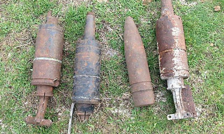 В Николаевской области дети случайно нашли современные артиллерийские снаряды