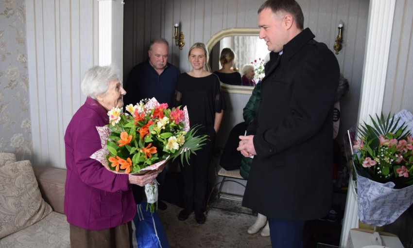 Жительница Николаева Фира Ваславская отметила свой 100-летний юбилей
