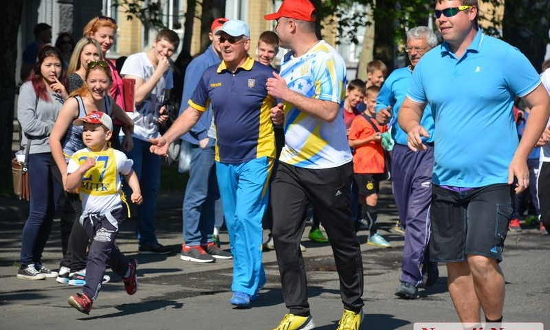 Николаевцы приняли участие в Олимпийском дне бега