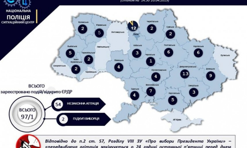 В «день тишины» в Николаевской области зафиксировали уже семь нарушений