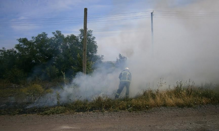 В Николаевской области при пожаре сгорел гектар пшеницы