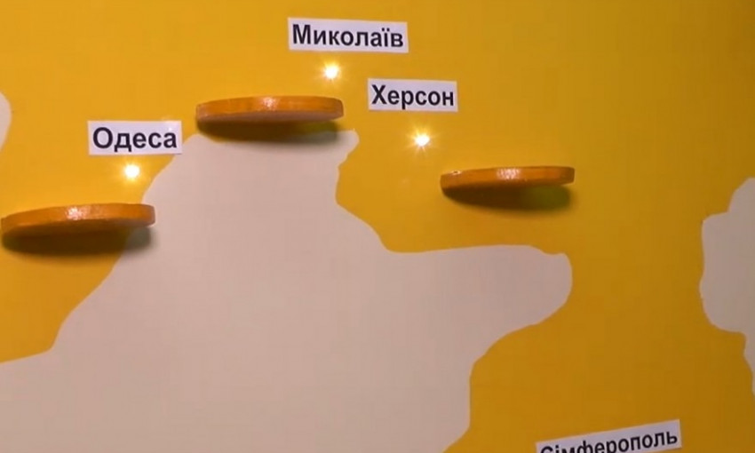 Школьники Николаева смастерили необычную карту Украины