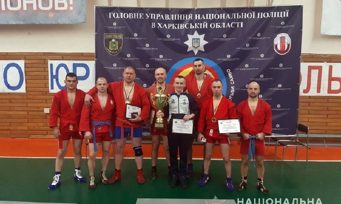 ﻿ Николаевская сборная завоевала первое место на чемпионате Украины по самбо среди полицейских