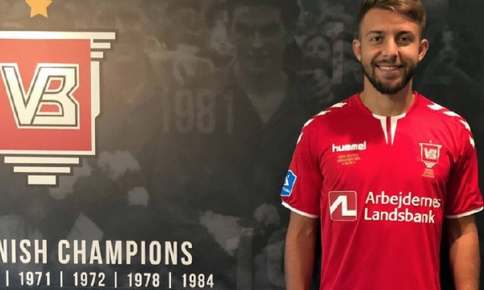 Николаевский футболист Владлен Юрченко теперь играет в Дании и помогает своему клубу бороться за выживание
