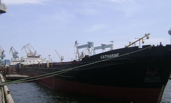 На Николаевской верфи SMG завершен доковый ремонт сухогруза Catharine