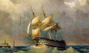 23 октября 1849 года в спущен на воду 124-пушечный корабль "Париж"