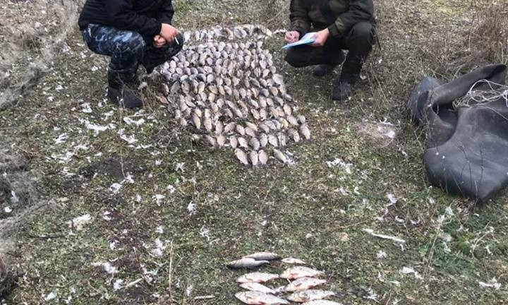На Черном Ташлыке задержали браконьера с 42 кг незаконно выловленной рыбой, ущерб составил более 10 тысяч гривен