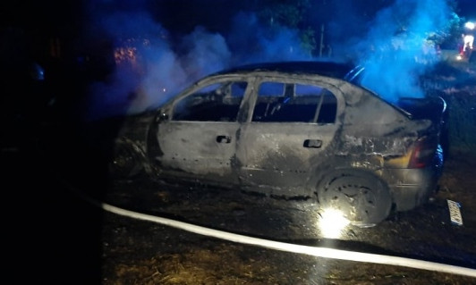 Ночью на Николаевщине горели автомобили