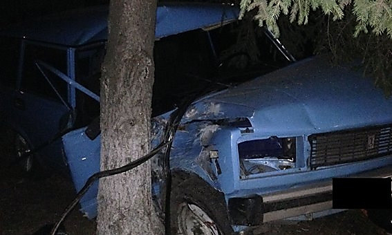 На Николаевщине «ВАЗ»  въехал в дерево- пострадал ребенок