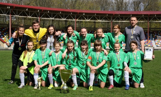 Юные николаевские футболистки выиграли чемпионат Украины в первой лиге