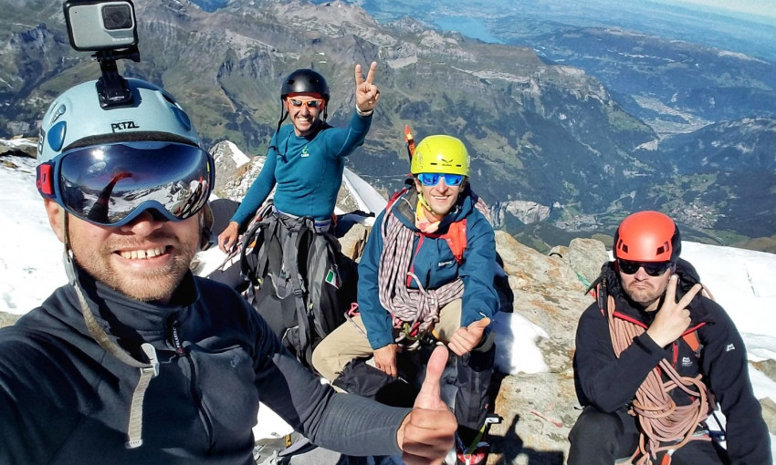 Николаевские альпинисты взошли на вершины короны Бернского Оберланда в Швейцарских Альпах