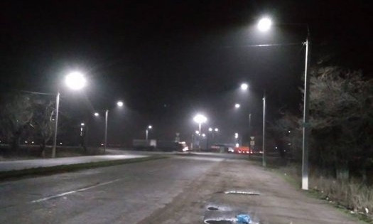 Опасный участок дороги возле села Мешково-Погорелово оснастили LED-светильниками
