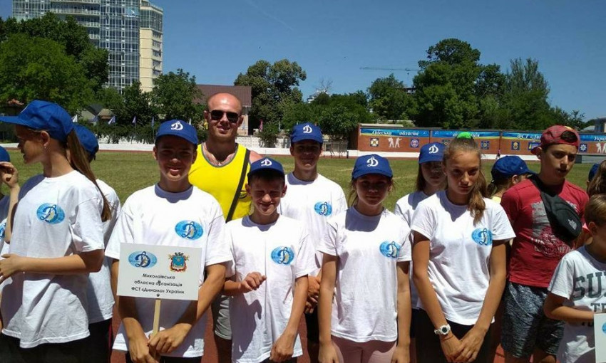 Николаевские спортсмены заняли третье место на чемпионате Украины по легкоатлетическому четыреборству