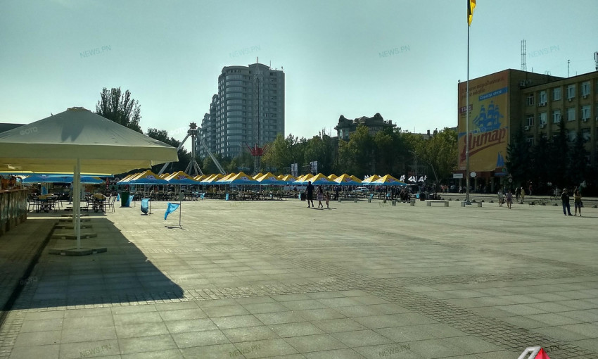 На Соборной площади Николаева летние площадки будут – «от дизайнеров»