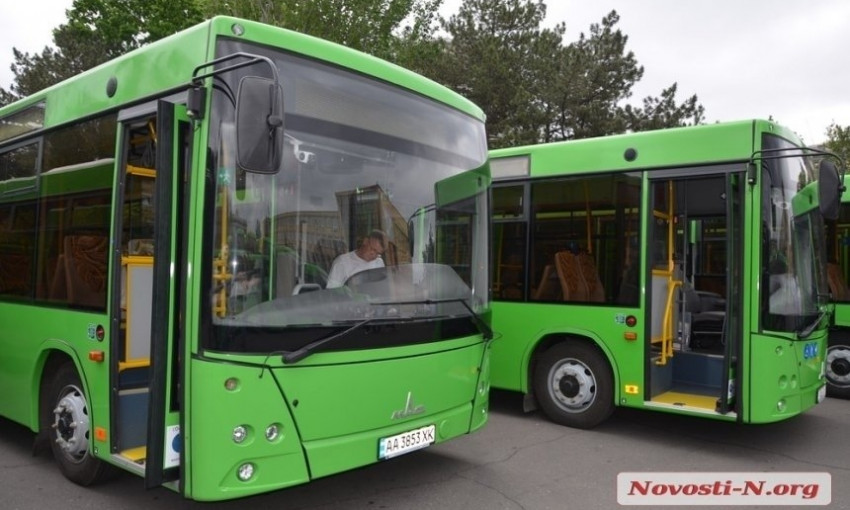В Николаеве при помощи «зеленых автобусов» попробуют решить еще одну транспортную проблему
