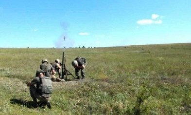 Украинские военнослужащие провели учения в Николаевской области