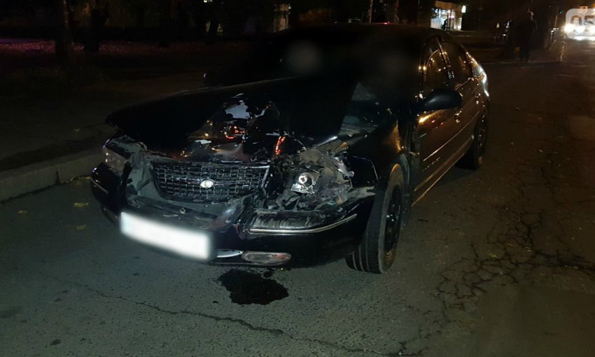 На Богоявленском проспекте произошла авария, пьяный водитель уснул за рулем