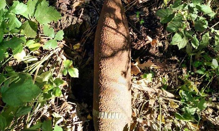 В Николаевской области во время сбора грибов мужчина наткнулся на артиллерийский снаряд