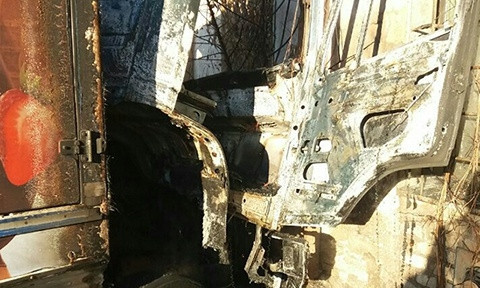 На 7-й Слободской в Николаеве сгорел автомобиль