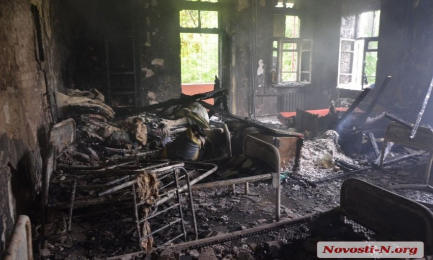 В Николаеве горело психиатрическое отделение городской больницы №1