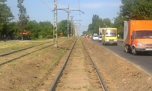 В Николаеве на Кузнецкой улице начался ремонт трамвайных путей