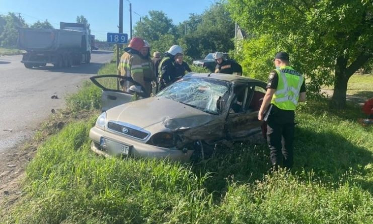 В новой Одессе в результате ДТП погиб водитель, пассажир в тяжелом состоянии