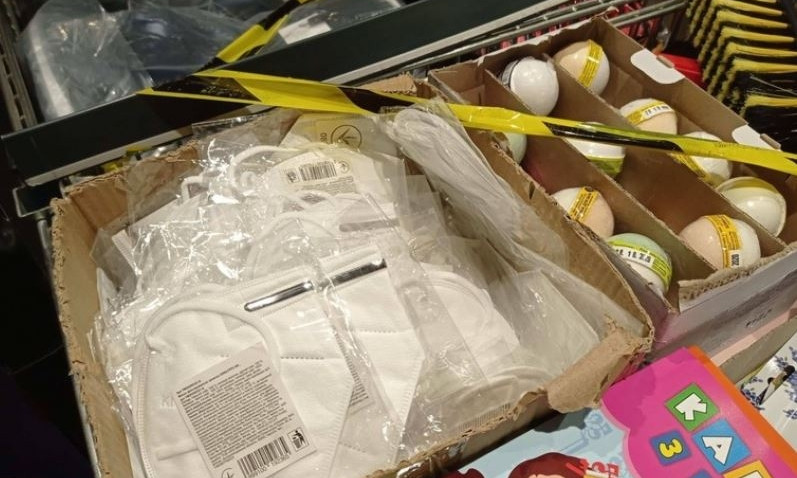 Локдаун: в николаевском супермаркете запретили продавать маски