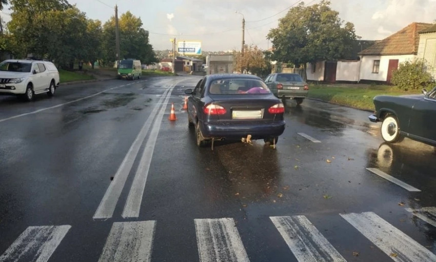 В Николаеве автомобиль «Деу» сбил женщину на пешеходном переходе