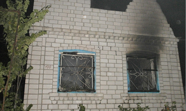На Николаевщине чуть не сгорела дотла двухэтажное дача