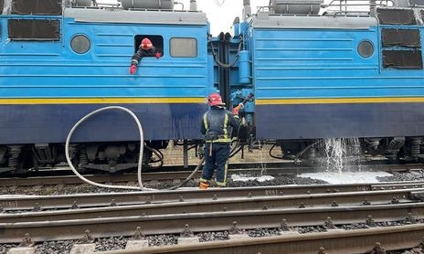 В Ровенской области на ходу загорелся поезд Николаев – Рахов 