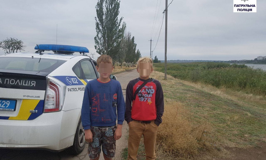 В Николаеве патрульные отыскали двоих 11-летних грабителей,  отобравших у 9-летнего мальчика мобильный
