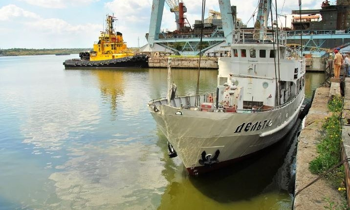 В Николаеве после ремонта спустили на воду исследовательское судно «Дельта»