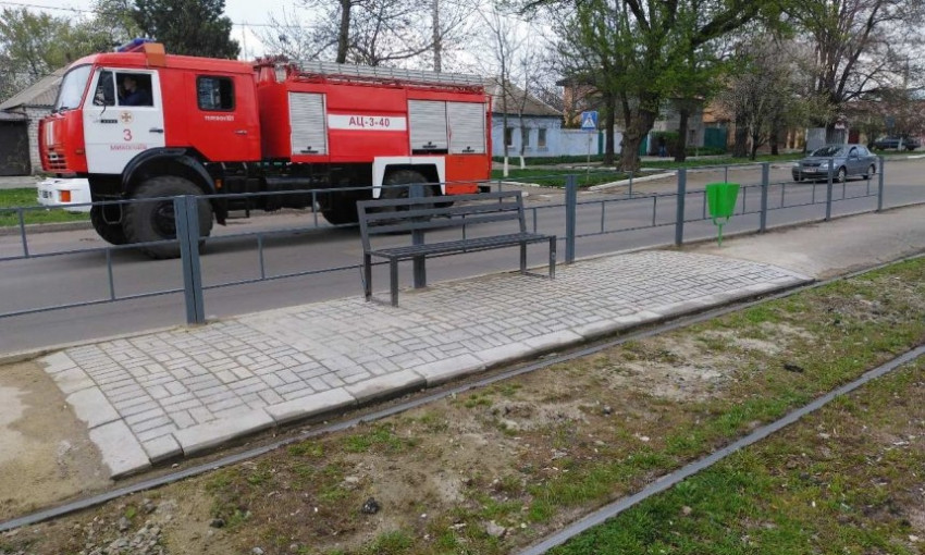 В Заводском районе Николаева отремонтировали остановки общественного транспорта