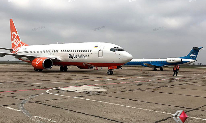 Николаевский аэропорт принял три самолета с пассажирами рейс из Египта, – помимо египетского рейса, чартер с игроками БК «Днепр» и бизнес-джет