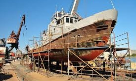 Противодиверсионный катер “Голая Пристань” ремонтируют в Николаеве