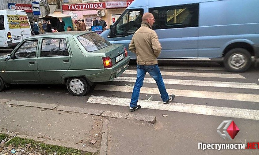 Водитель «Славуты» сбил женщину на пешеходном переходе в Николаеве