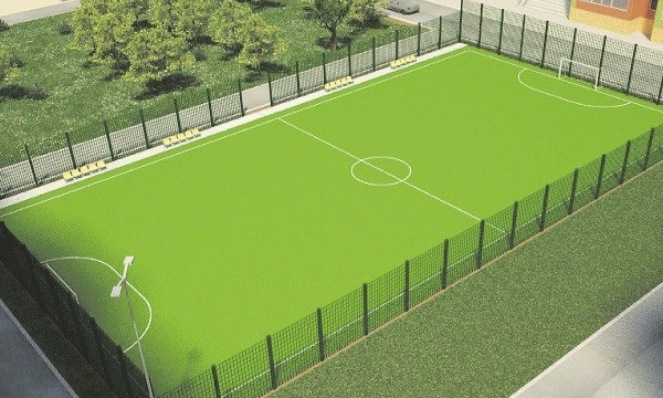 Весной в Вознесенске появятся два футбольных поля с искусственным покрытием