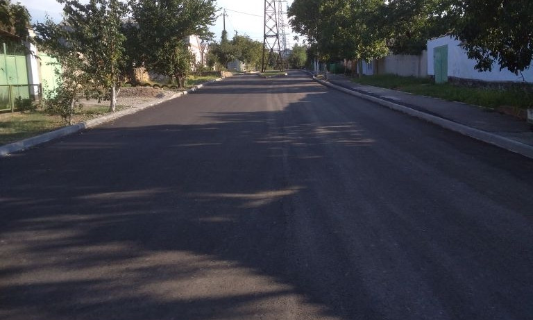 В Корабельном районе Николаева отремонтировали дорогу по ул. Рыбной