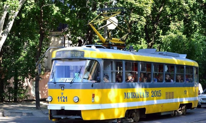 В эти выходные трамваи 6 и 7 в Николаеве поедут по несколько другому маршруту