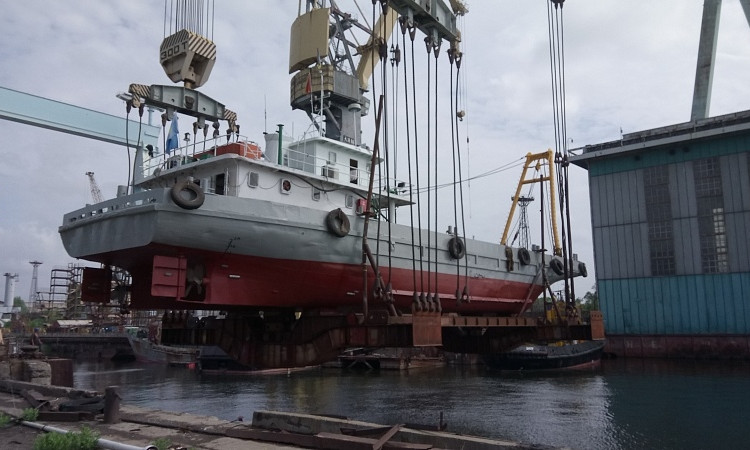 На Николаевской верфи SMG отремонтировали второе китайское судно техфлота