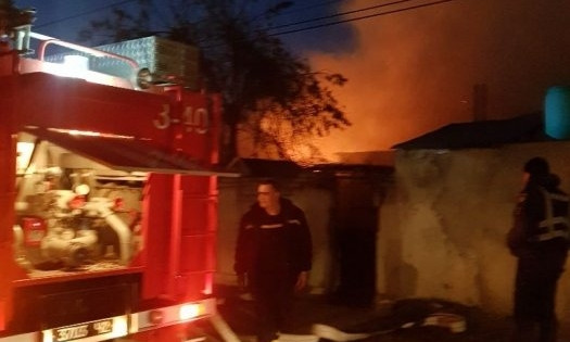 В Николаеве вспыхнул масштабный пожар в районе ул. Казарского