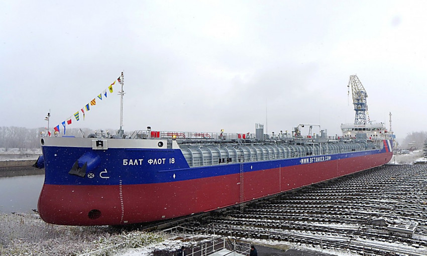 В акваторию Николаева зашел российский танкер «Балтфлот 18», принадлежащей фирме из санкционного списка