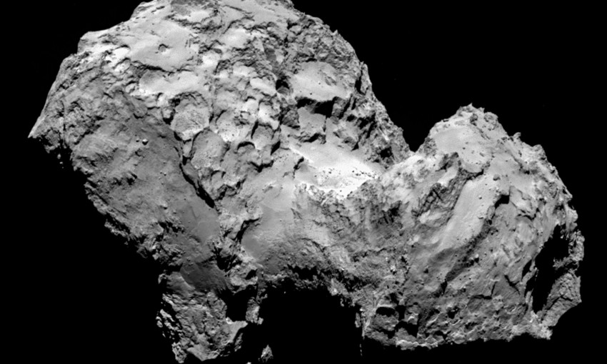 В сети появились фото и «гифки» метели на комете, которую открыл николаевец Чурюмов