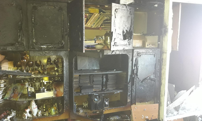 На Николаевщине возник пожар в девятиэтажном доме