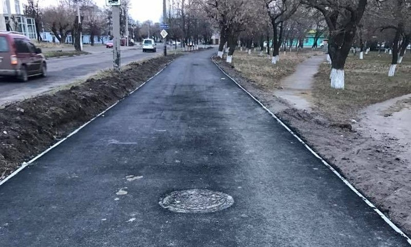 На Николаевщине началось строительство велодорожек