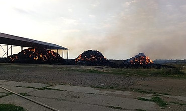 В Николаевской области произошел пожар на фермерском хозяйстве 
