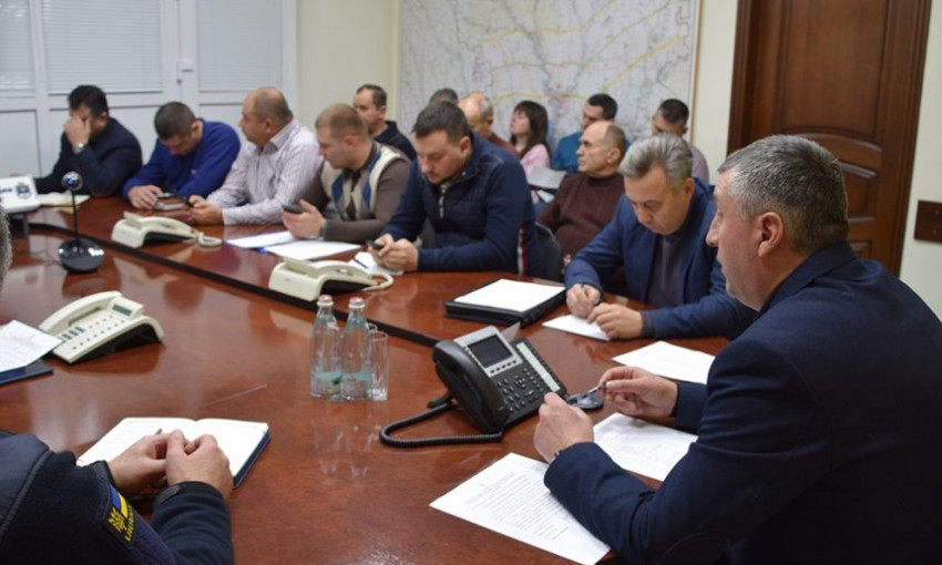 В ГСЧС Николаевской области прошло совещание по готовности к надвигающейся непогоде
