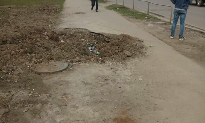 Жители Николаева возмущены состоянием тротуаров и пешеходных зон в городе