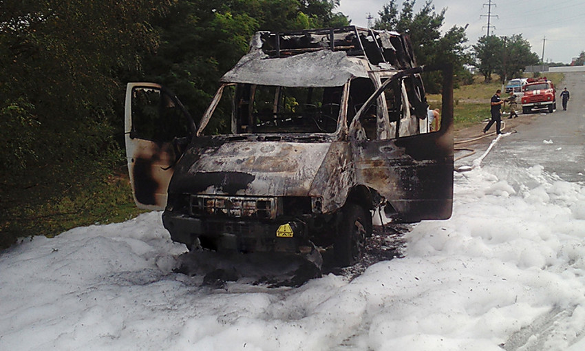 На Николаевщине из-за утечки газа сгорела «Газель»